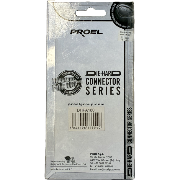 PROEL Female Jack to Male Phono connector DHPA180